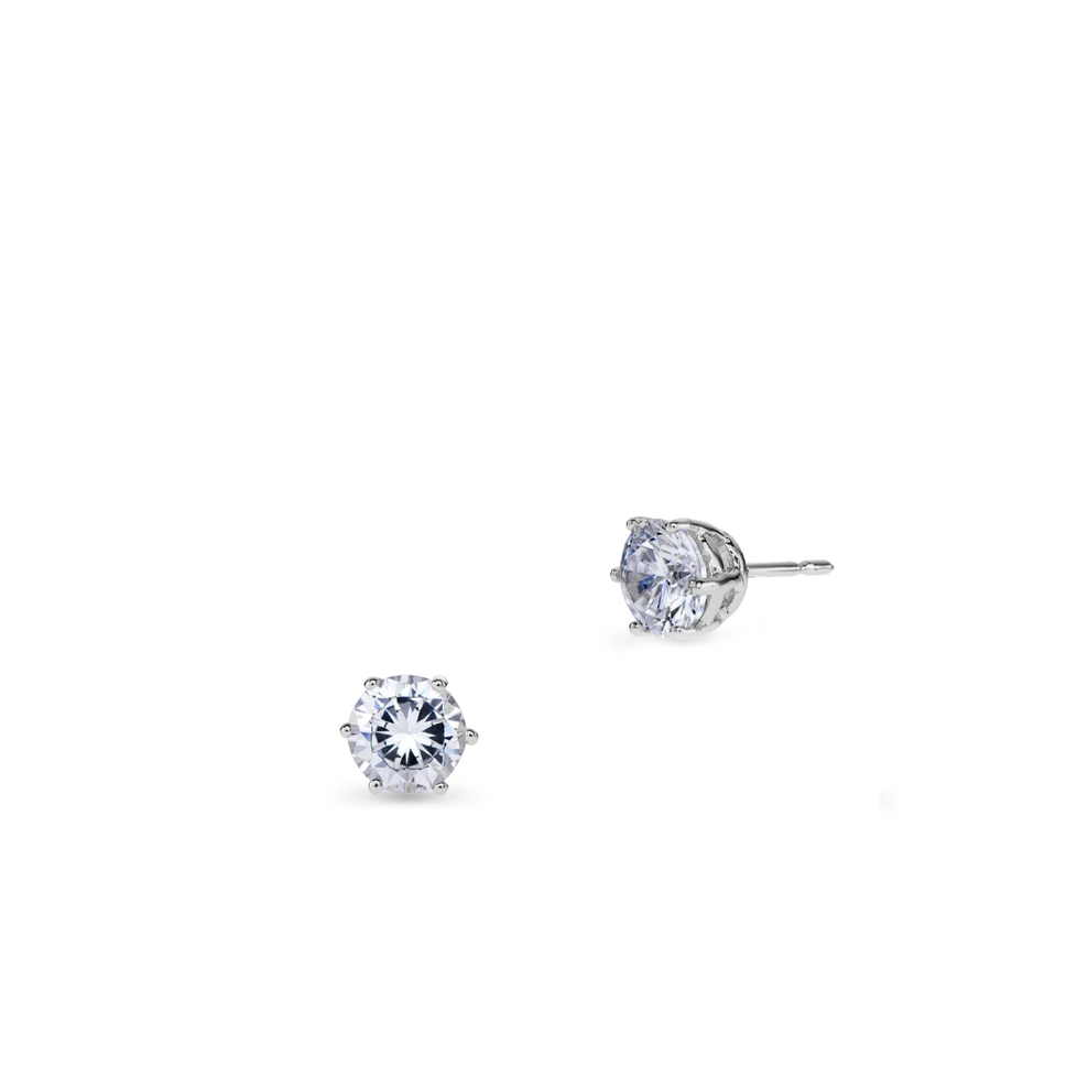 Kolczyki srebrne z cyrkoniami