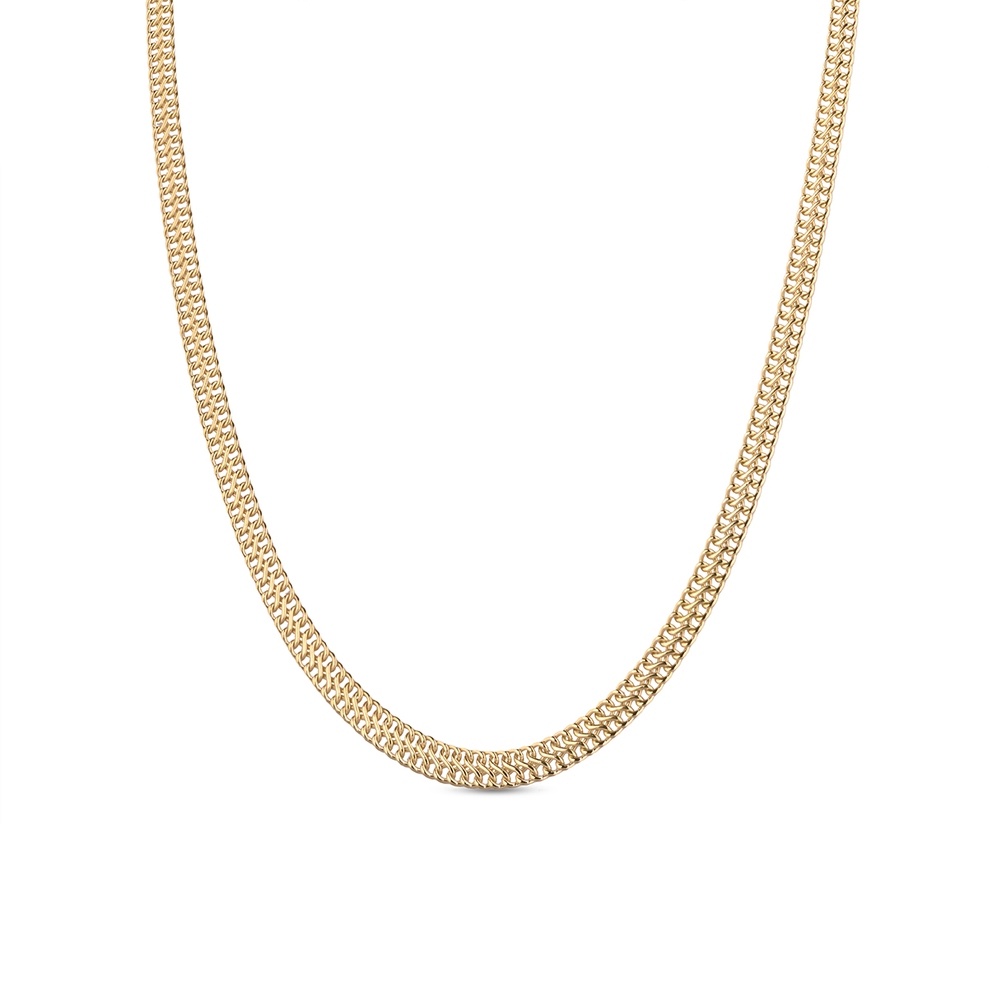 Łańcuszek złoty fantazyjny