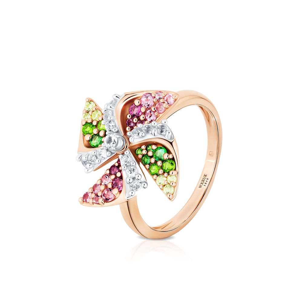 Pierścionek złoty Lunapark