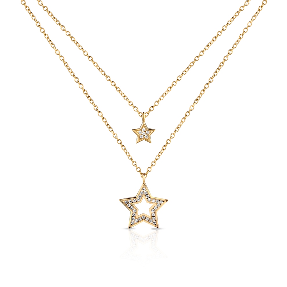 Naszyjnik srebrny Little Star