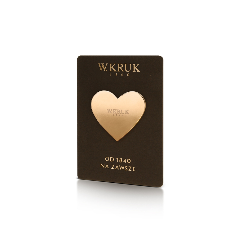 Złota blaszka W.KRUK
