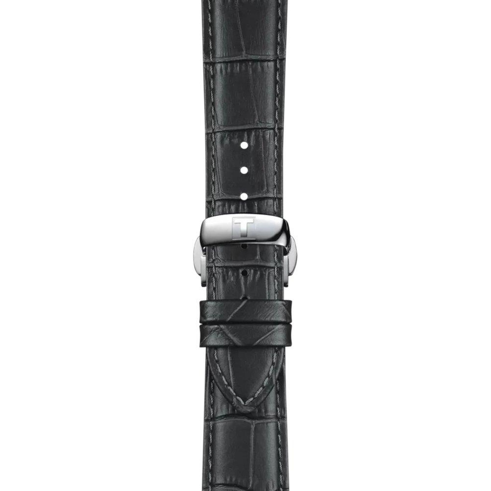 Skórzany szary pasek Tissot 21 mm