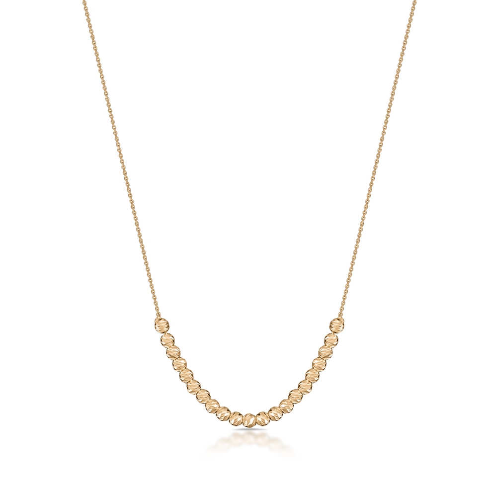 Naszyjnik złoty z kulkami