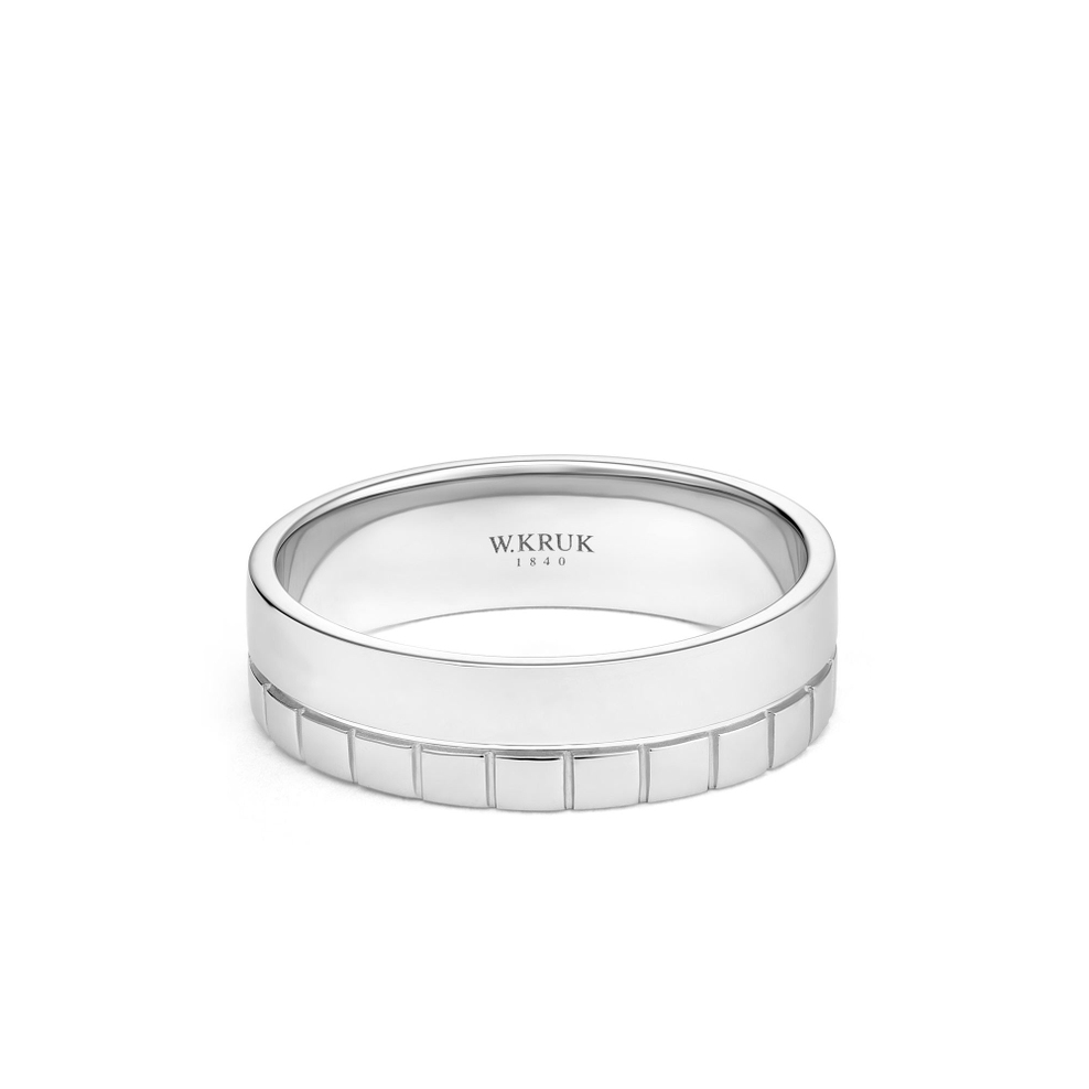 Obrączka srebrna SANTIAGO