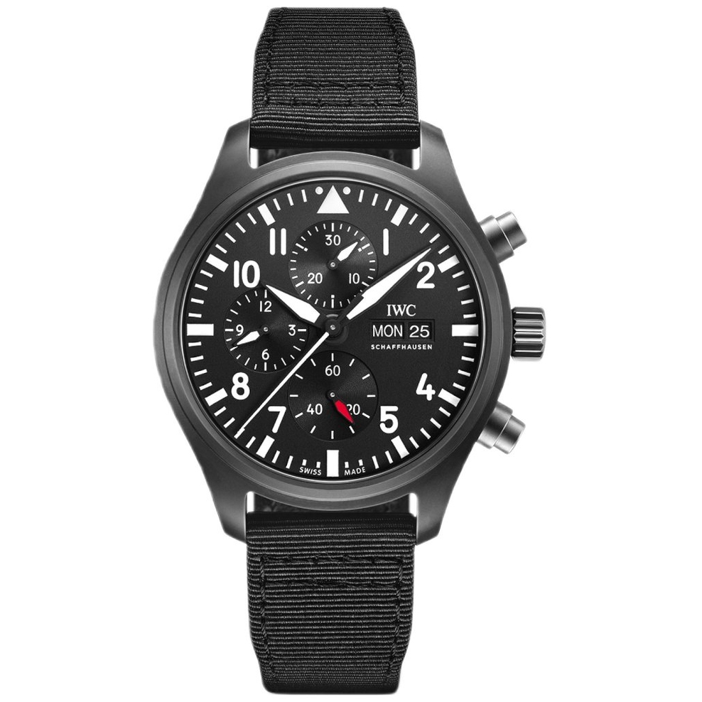ZEGAREK IWC SCHAFFHAUSEN PILOT'S AUTOMATIC CHRONOGRAPH TOP GUN