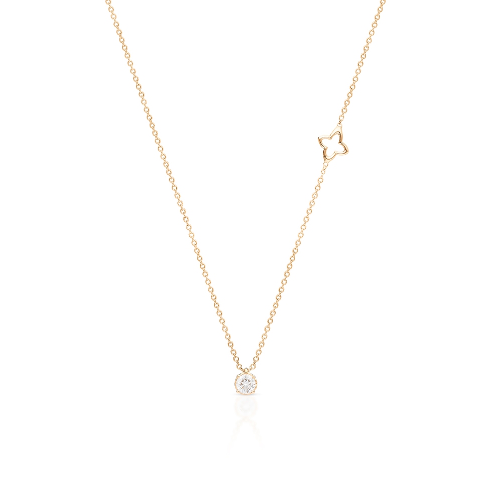 Naszyjnik złoty z brylantem RECARLO