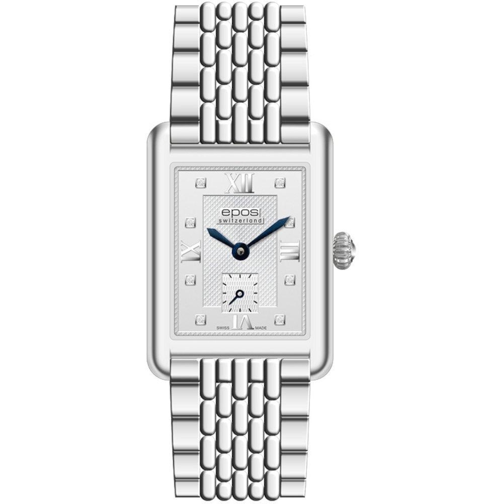 ZEGAREK EPOS QUARTZ LADY SQUARE DIAMONDS