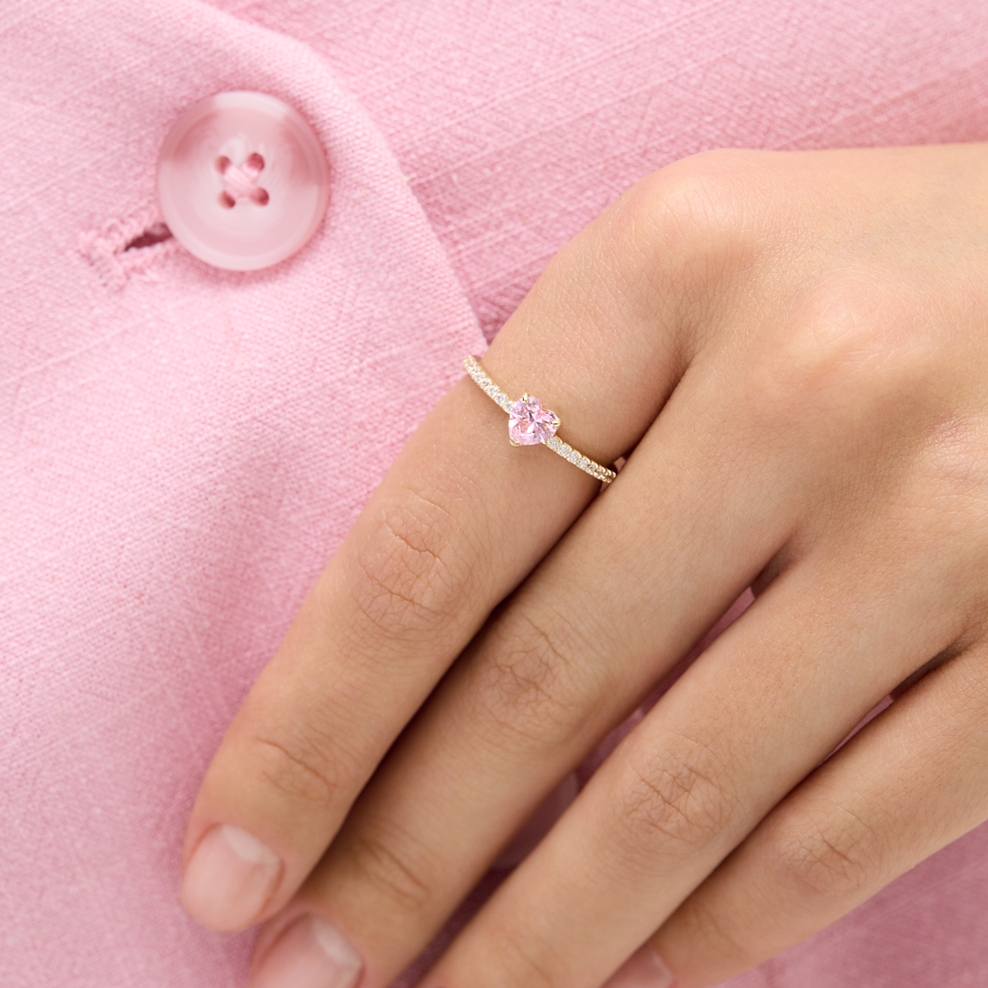 Pierścionek złoty Lollipop