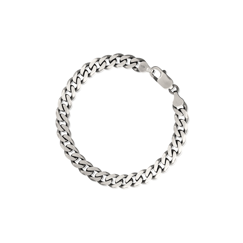 Bransoleta srebrna pancerka