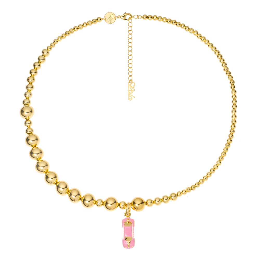 Naszyjnik Pink Bubble Car