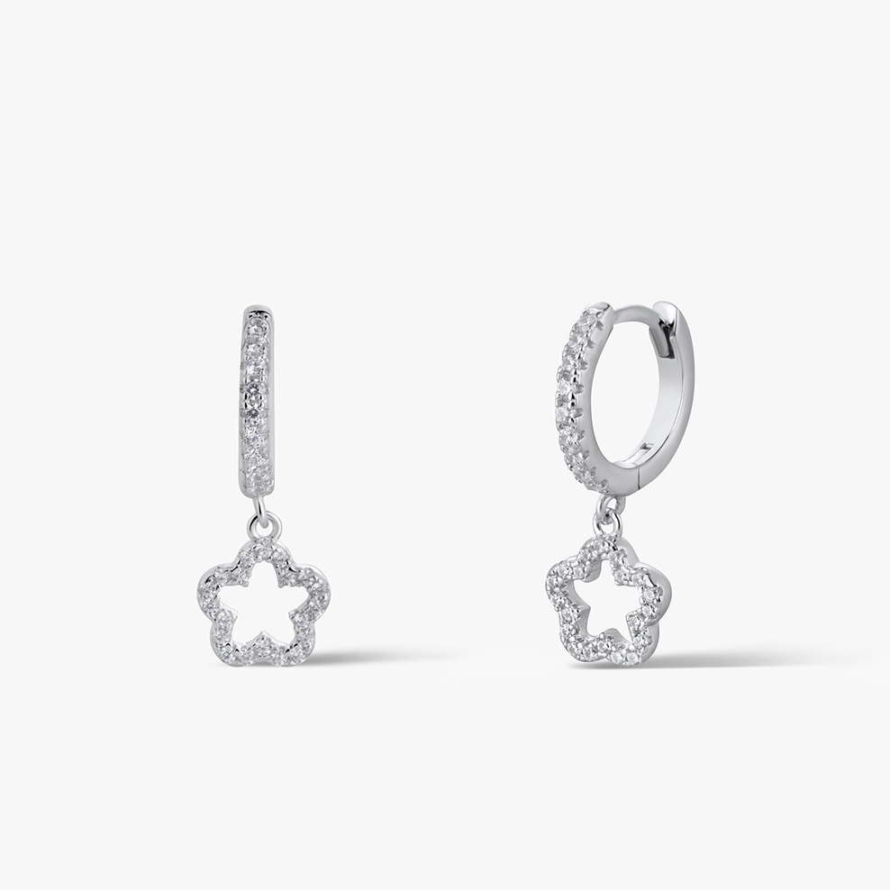 Kolczyki srebrne z cyrkoniami