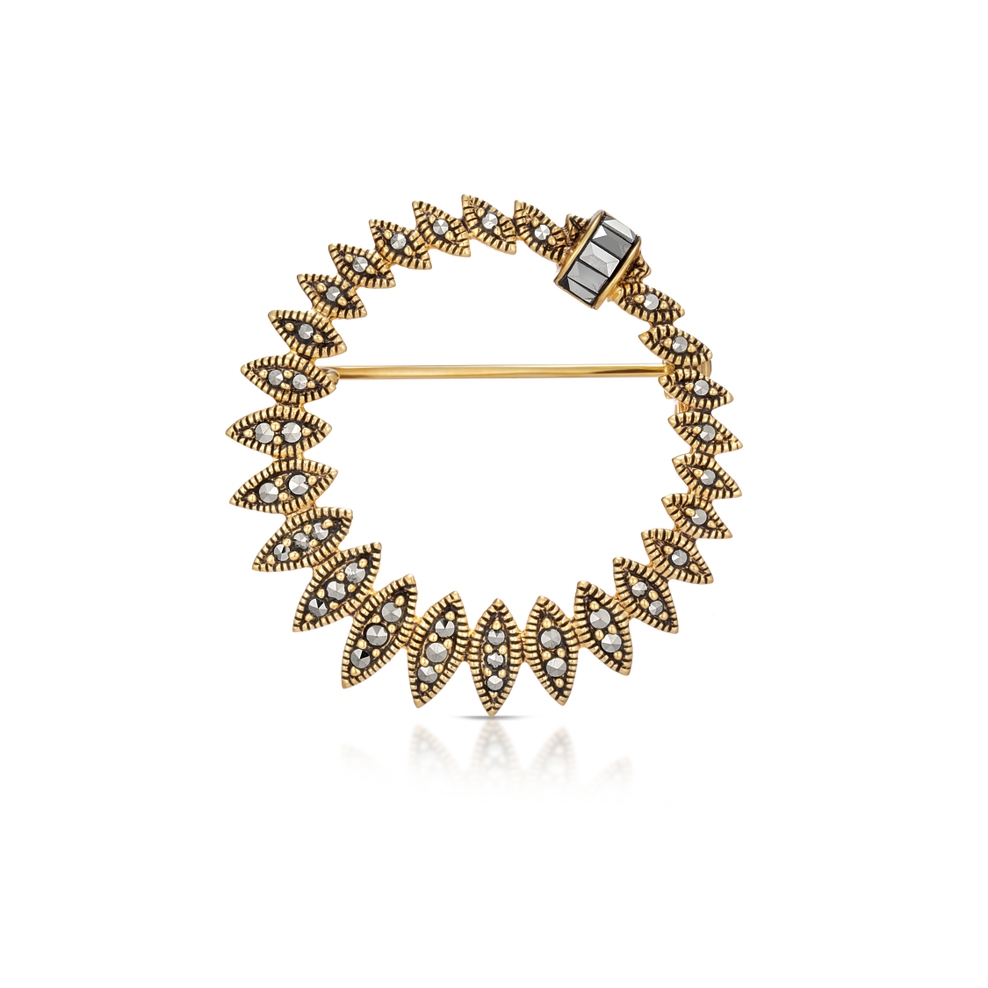 Broszka srebrna Royal