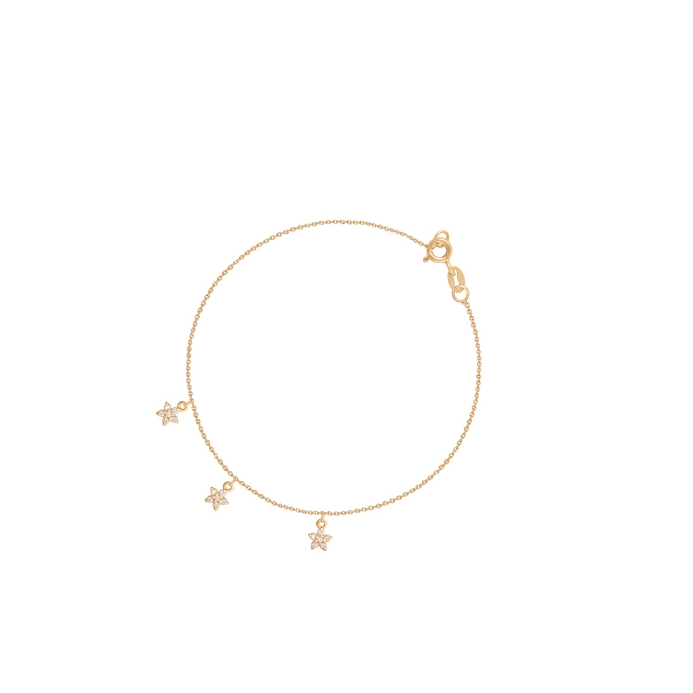 Bransoletka złota gwiazdki