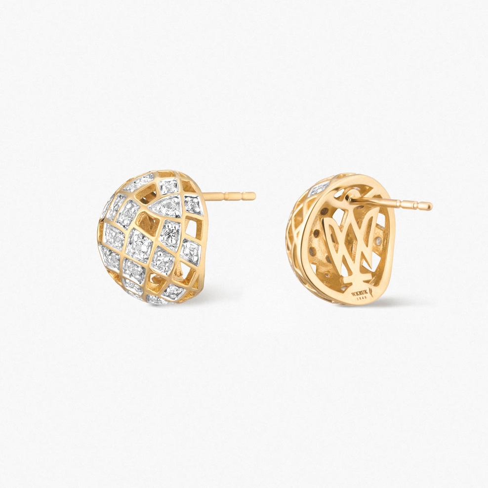 Kolczyki złote Follow