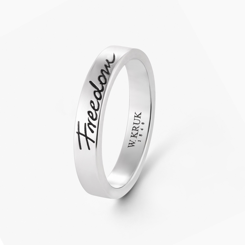 Pierścionek srebrny Freedom