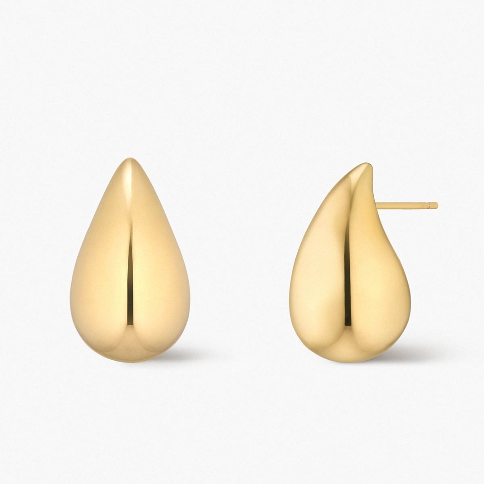 Kolczyki srebrne pozłacane