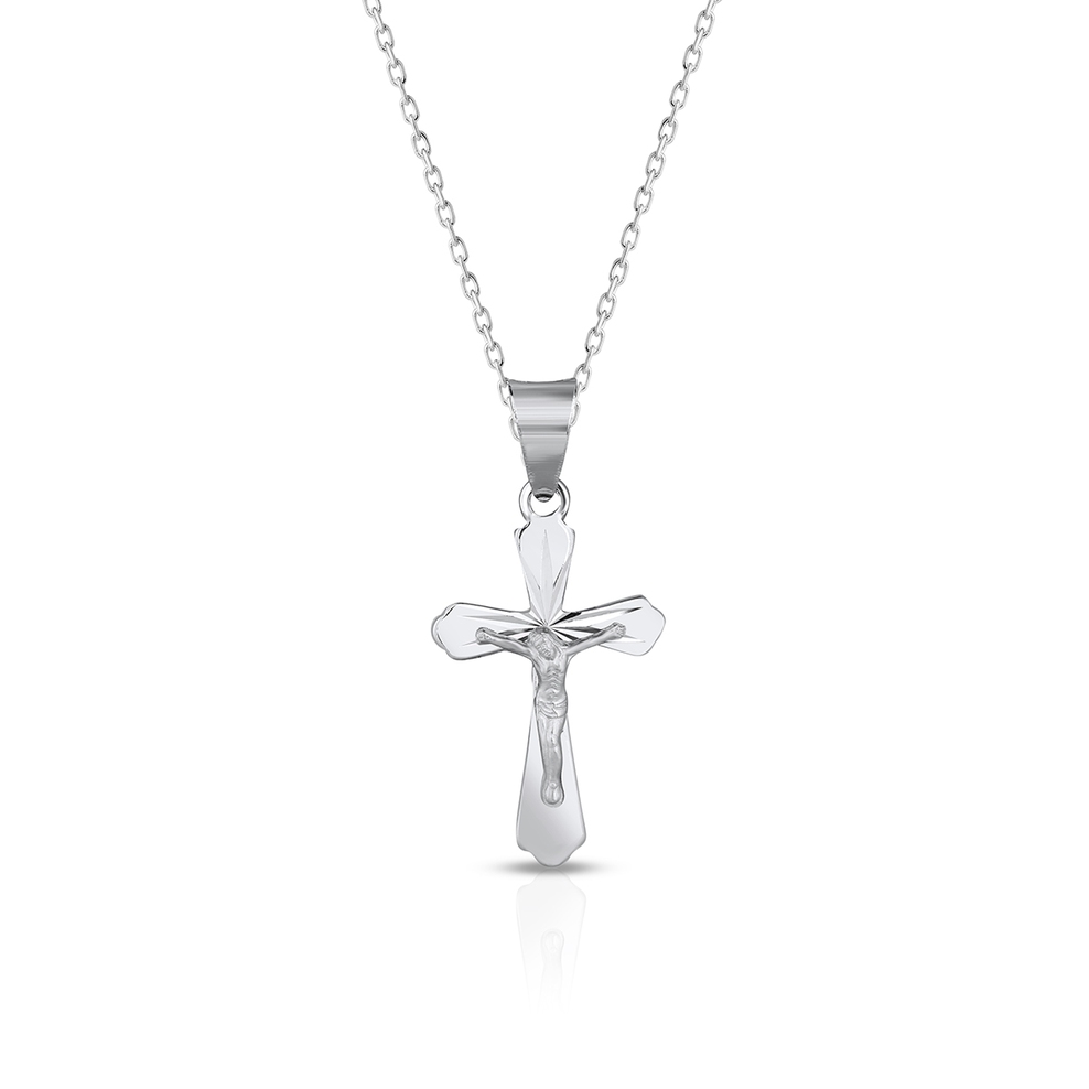 Wisiorek srebrny krzyżyk