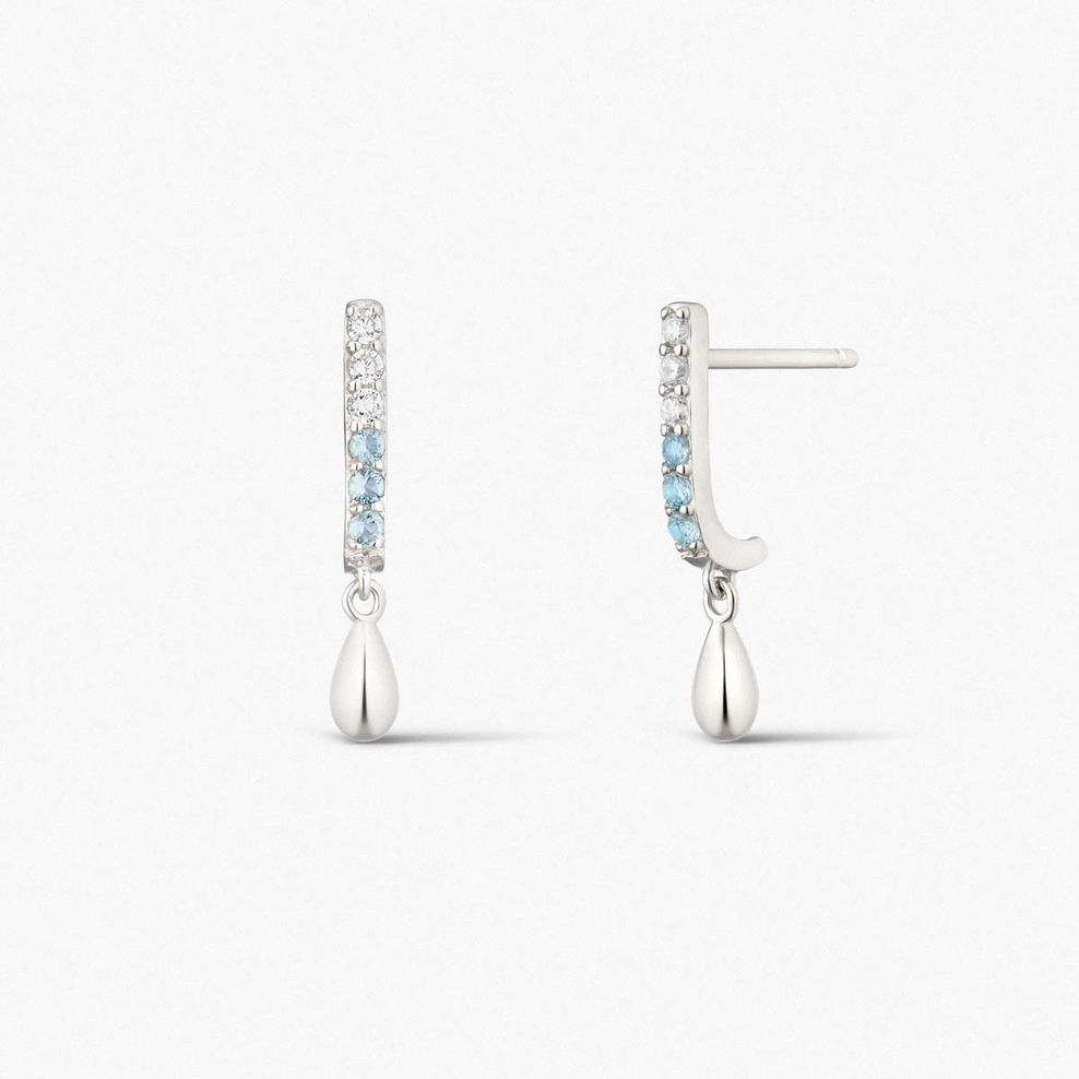 Kolczyki srebrne Balerina