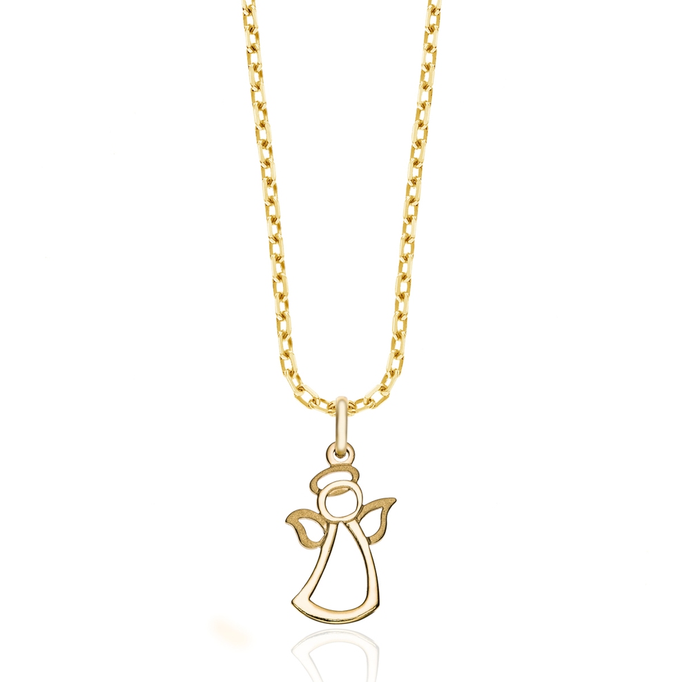 Wisiorek złoty anioł