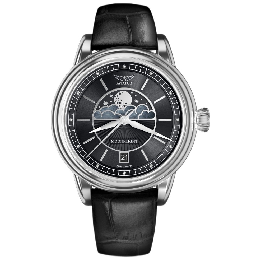 ZEGAREK AVIATOR DOUGLAS MOONFLIGHT