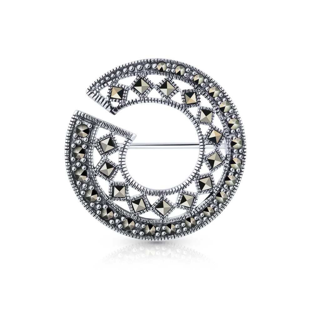 Broszka srebrna W.KRUK