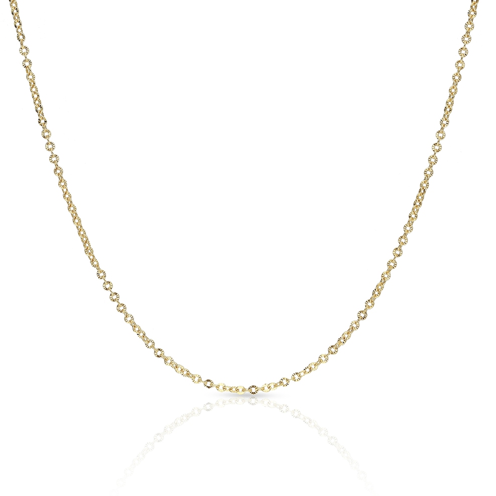 Łańcuszek złoty fantazyjny