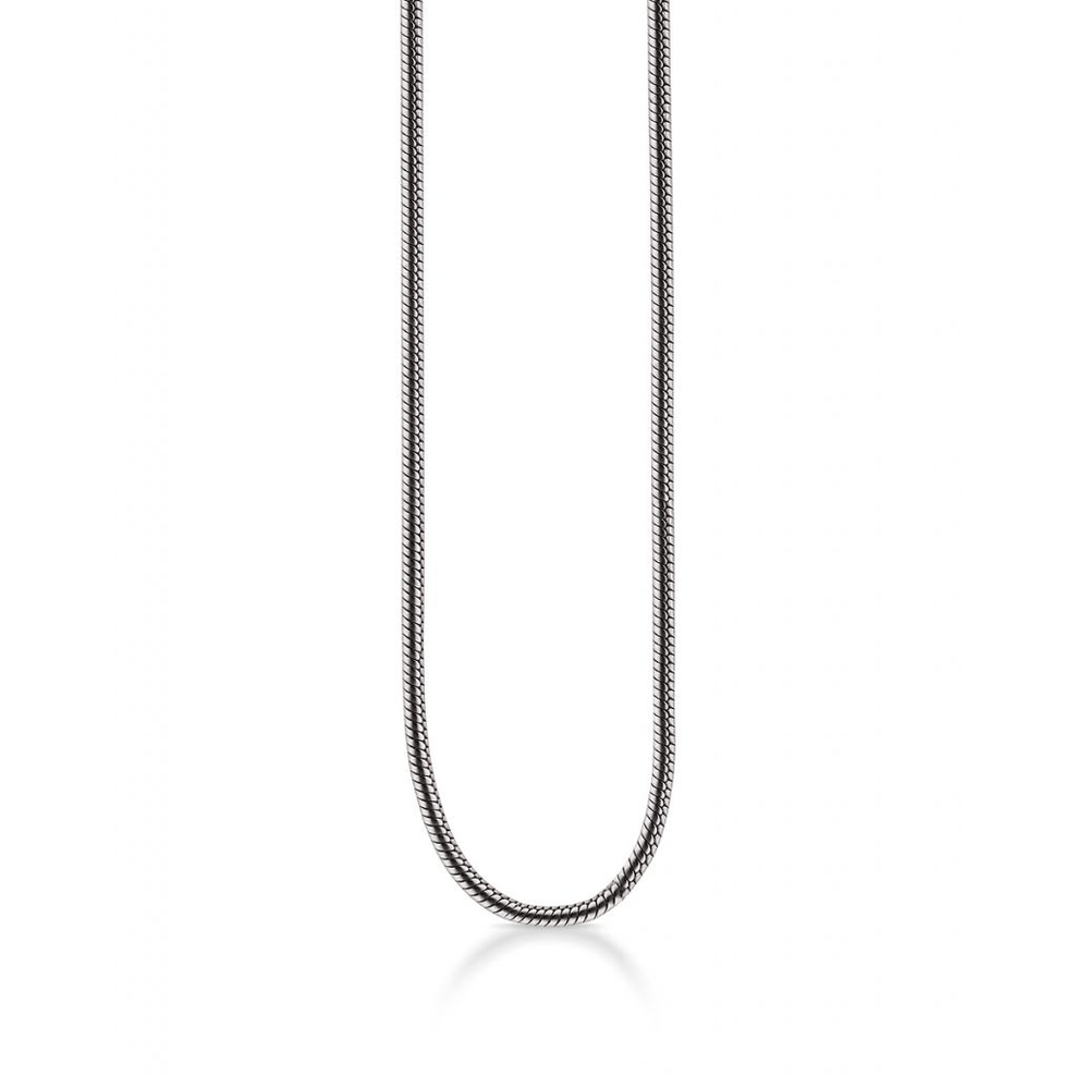 Łańcuszek srebrny żmijka