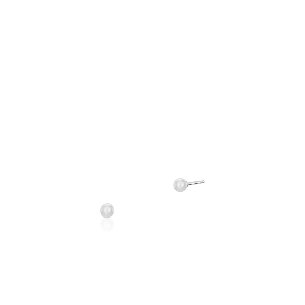 Kolczyki srebrne z perłami