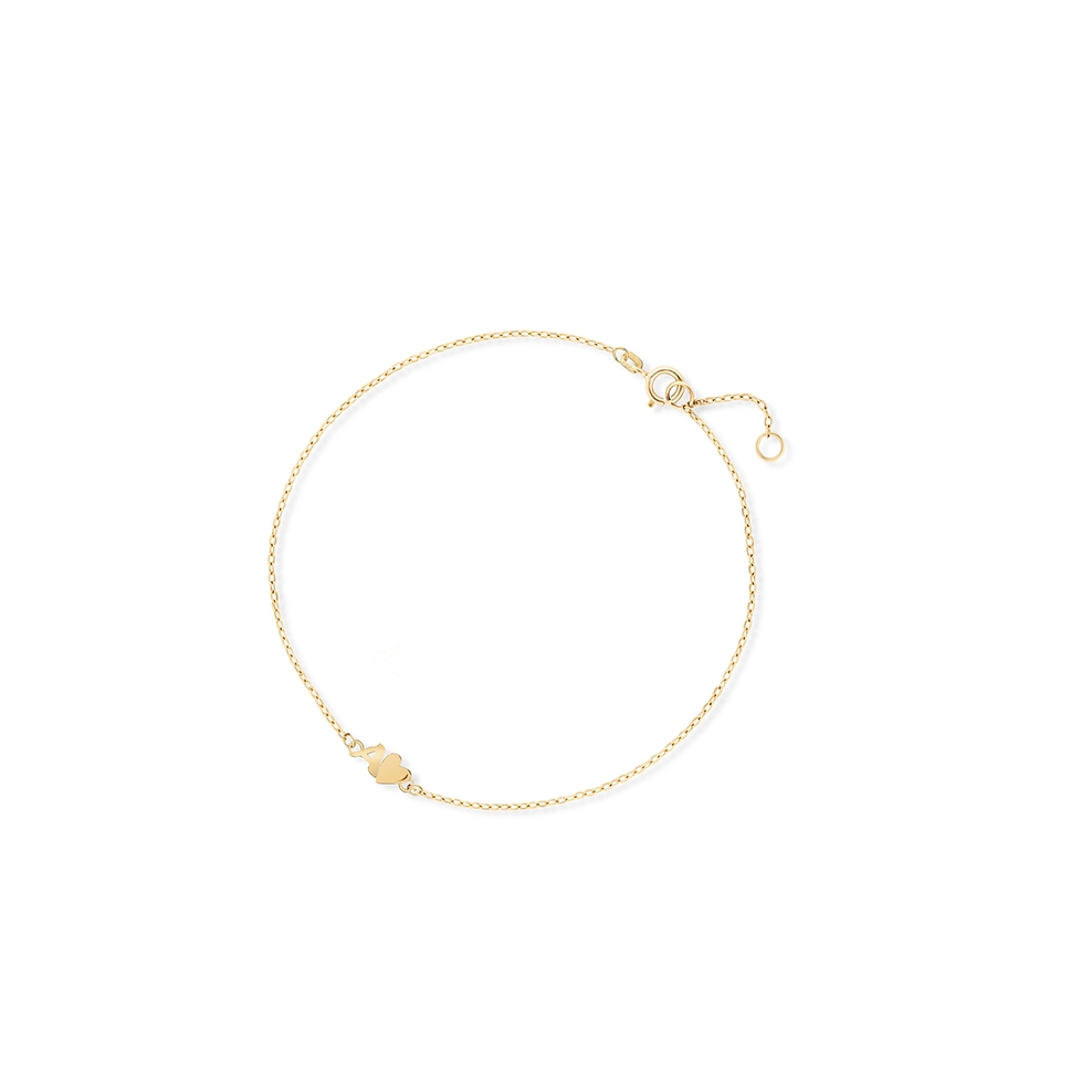 Bransoletka złota literka A