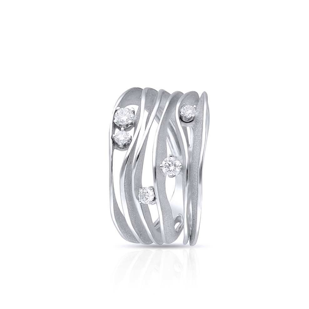 Pierścionek białe złoto CAMMILLI FIRENZE