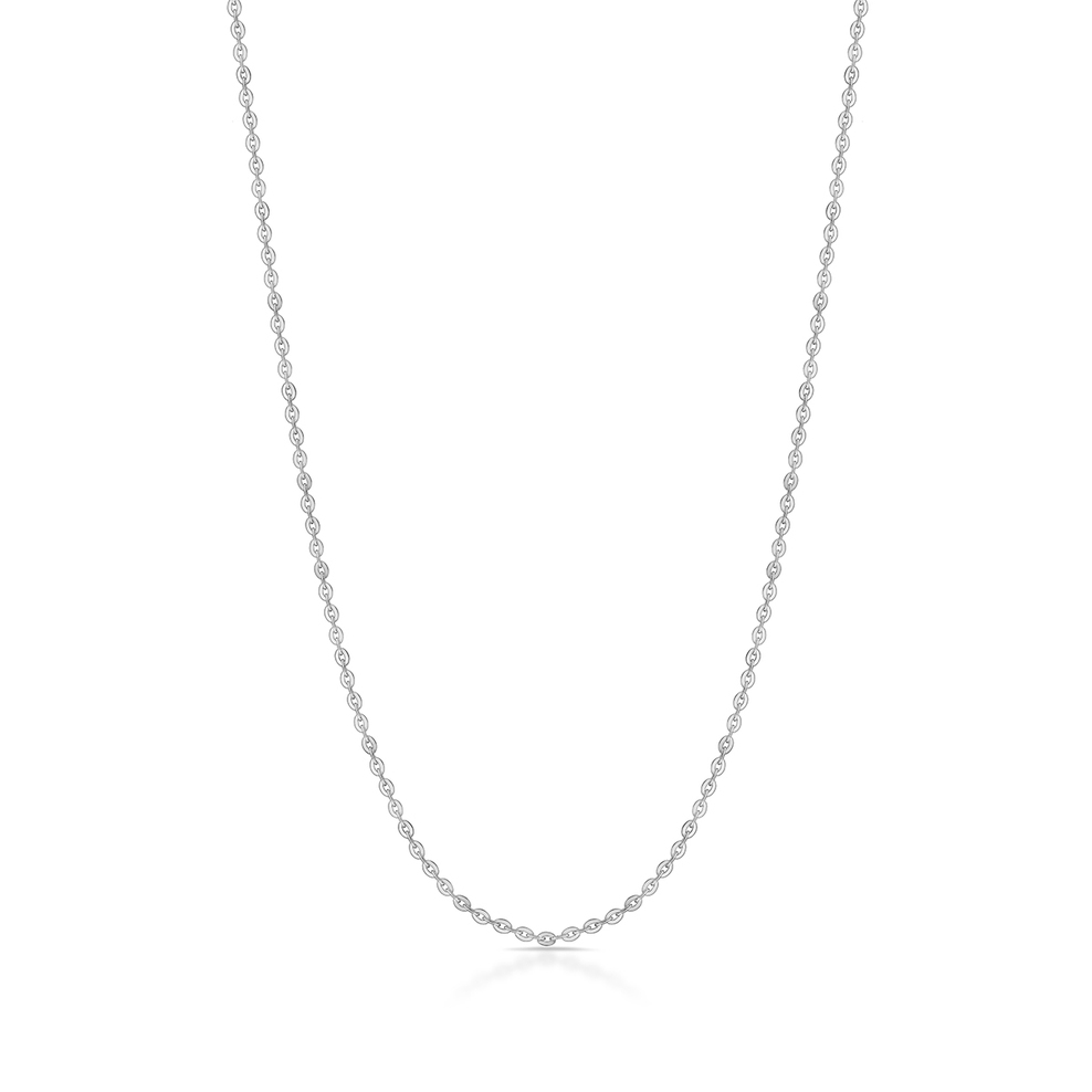 Łańcuszek srebrny ankier