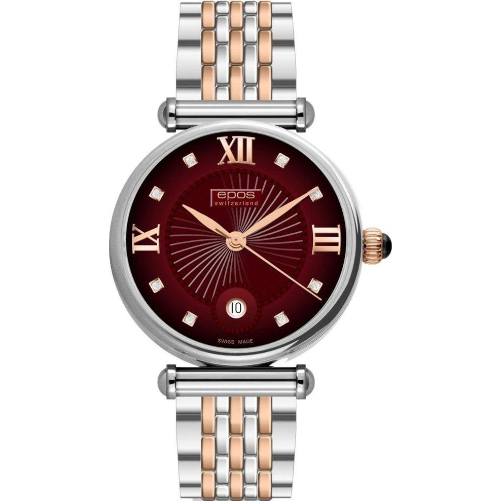 ZEGAREK EPOS QUARTZ LADY ROUND DIAMONDS
