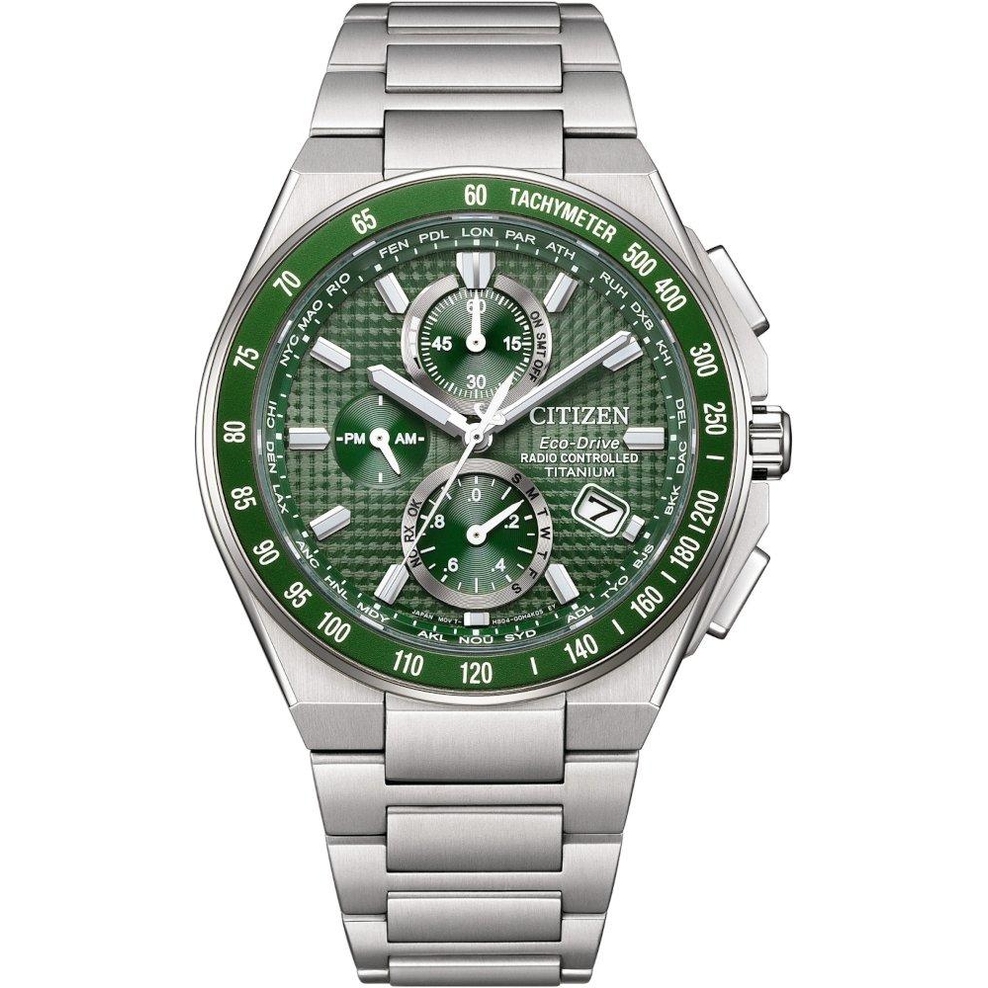 ZEGAREK CITIZEN RADIO CONTROLLED SUPER TITANIUM CHRONOGRAPH