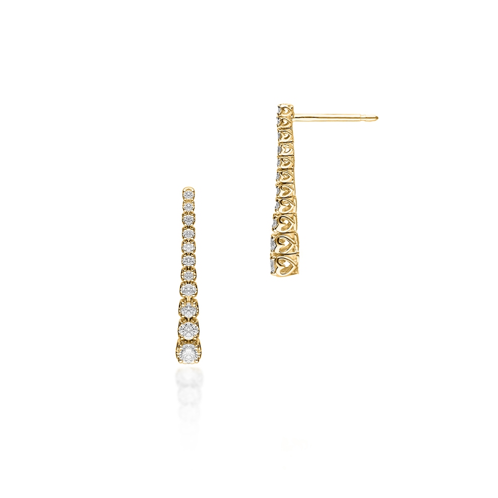 Kolczyki złote Recarlo