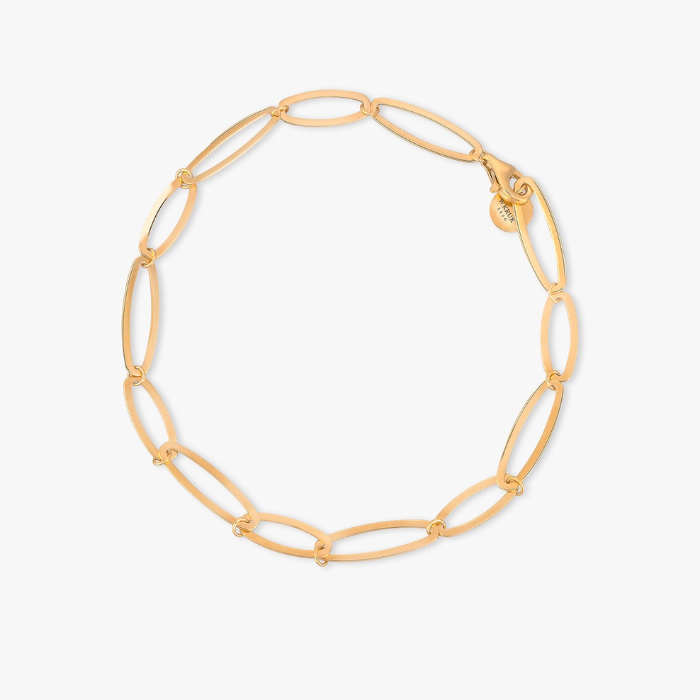 Bransoleta srebrna pozłacana