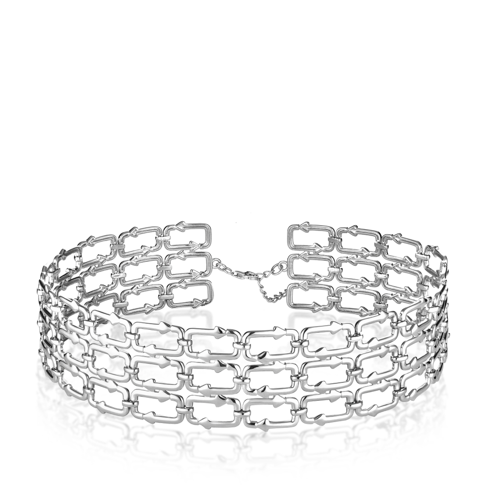 Srebrny choker Longplay