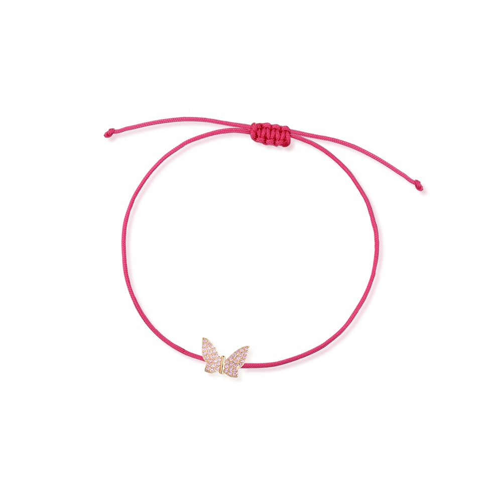 Bransoleta sznurkowa złota Lollipop