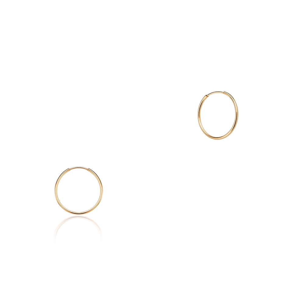 Kolczyki złote koła