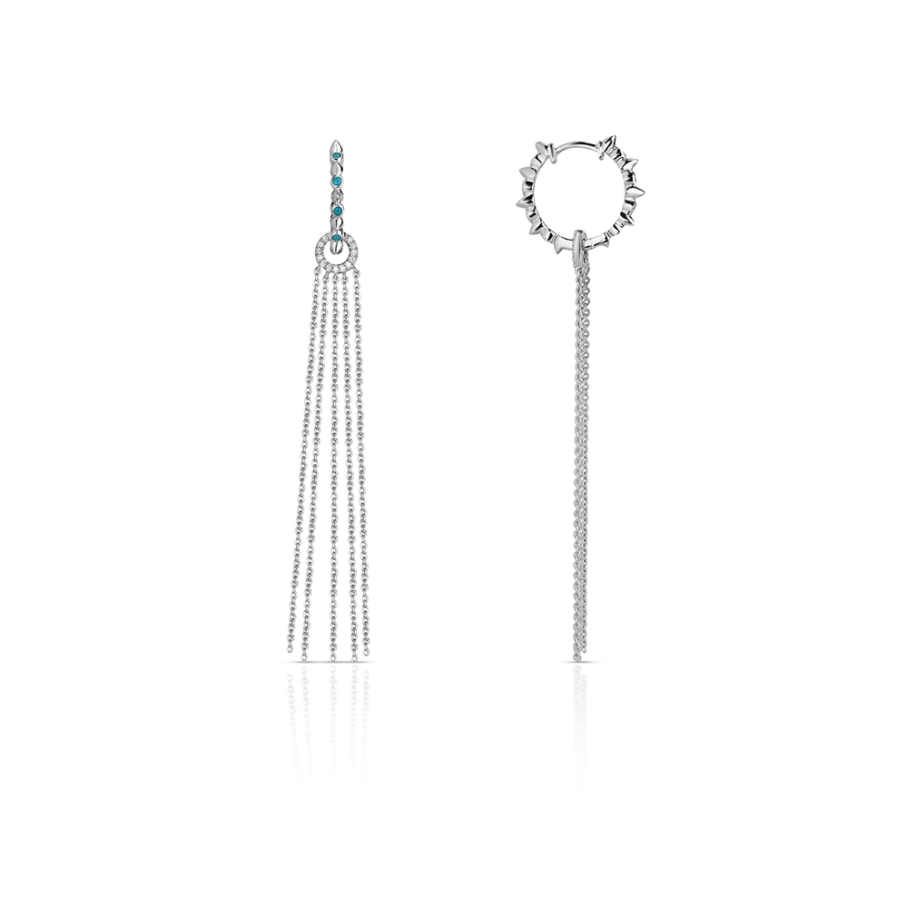 Kolczyki srebrne Laguna