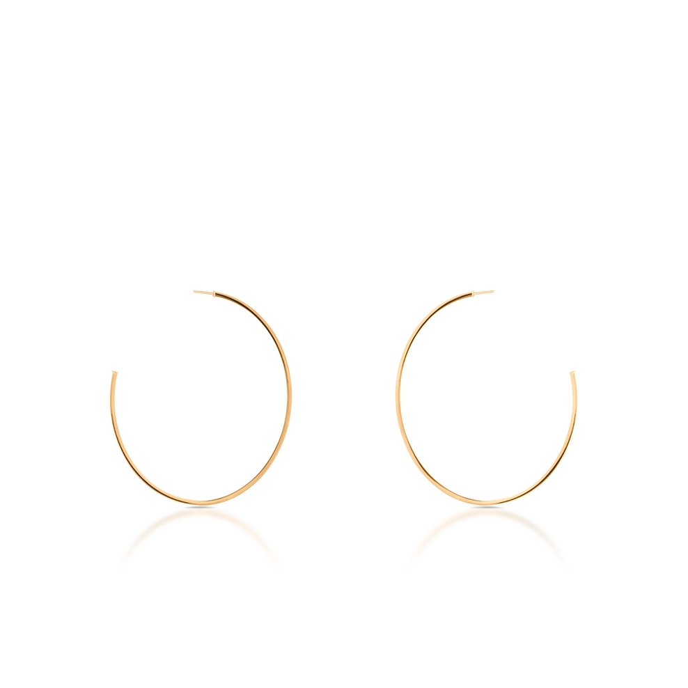 Kolczyki złote półkola