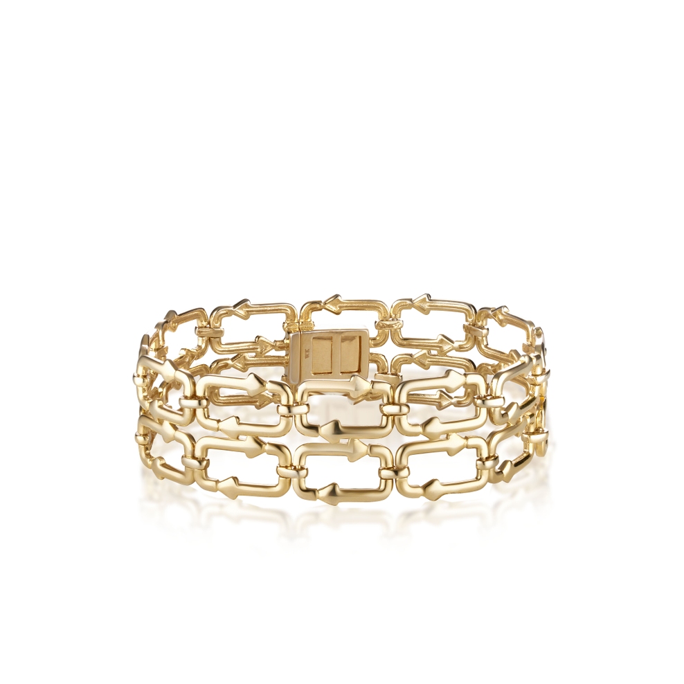 Bransoleta srebrna Longplay