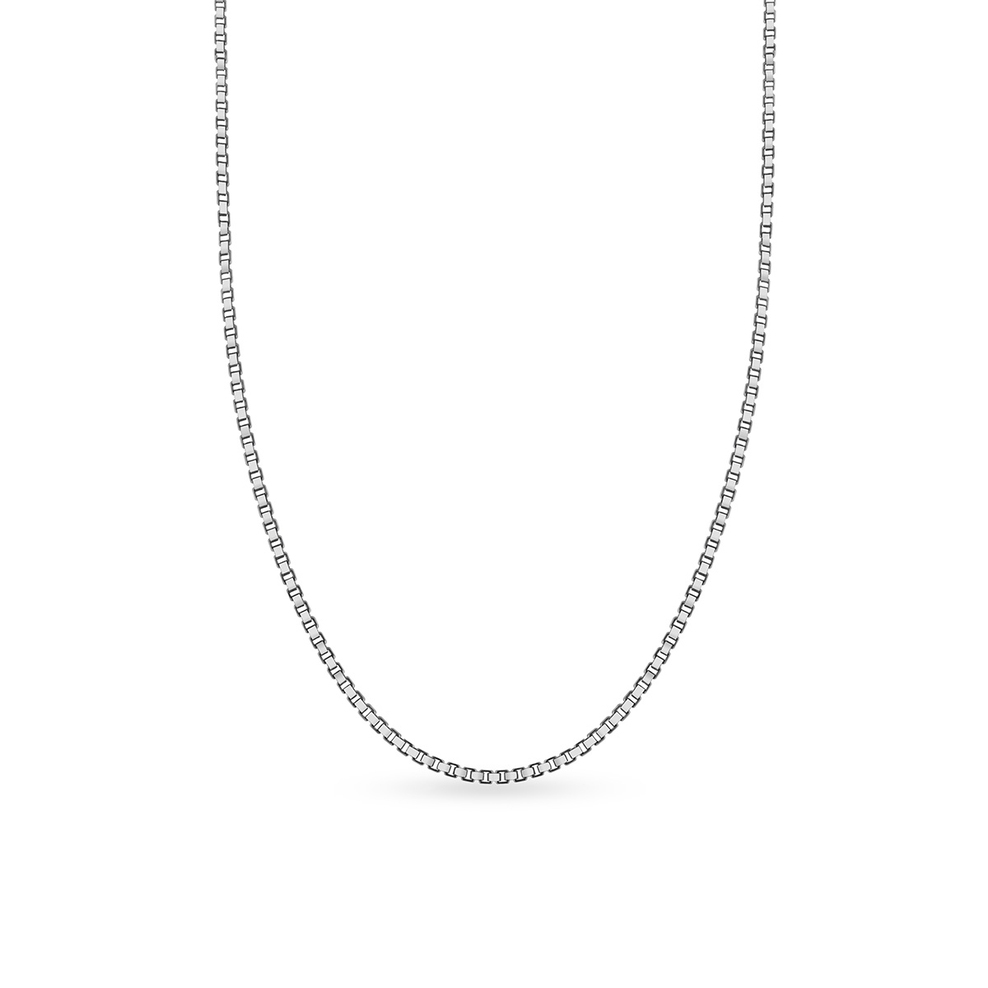 Łańcuszek srebrny kostka