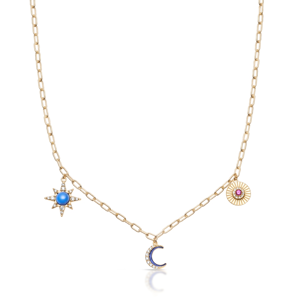 Naszyjnik złoty Alchemia