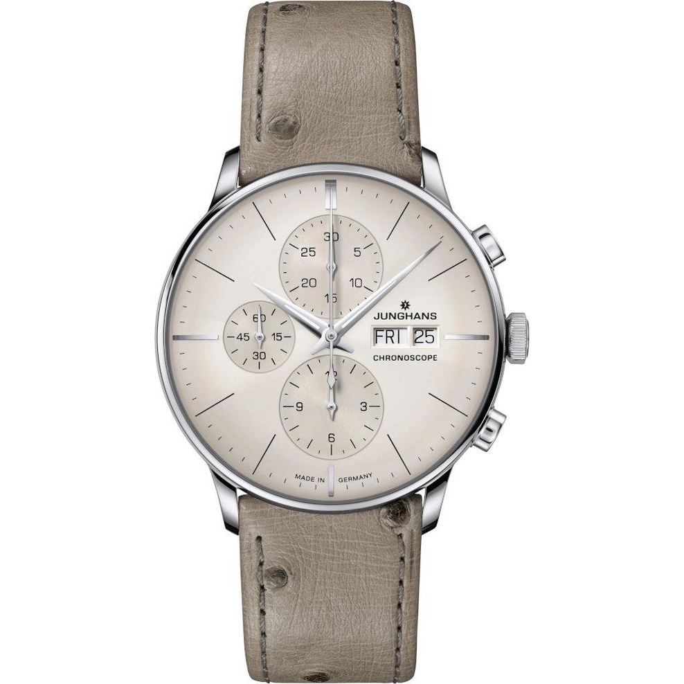 ZEGAREK JUNGHANS MEISTER CHRONOSCOPE DATE ENGLISH