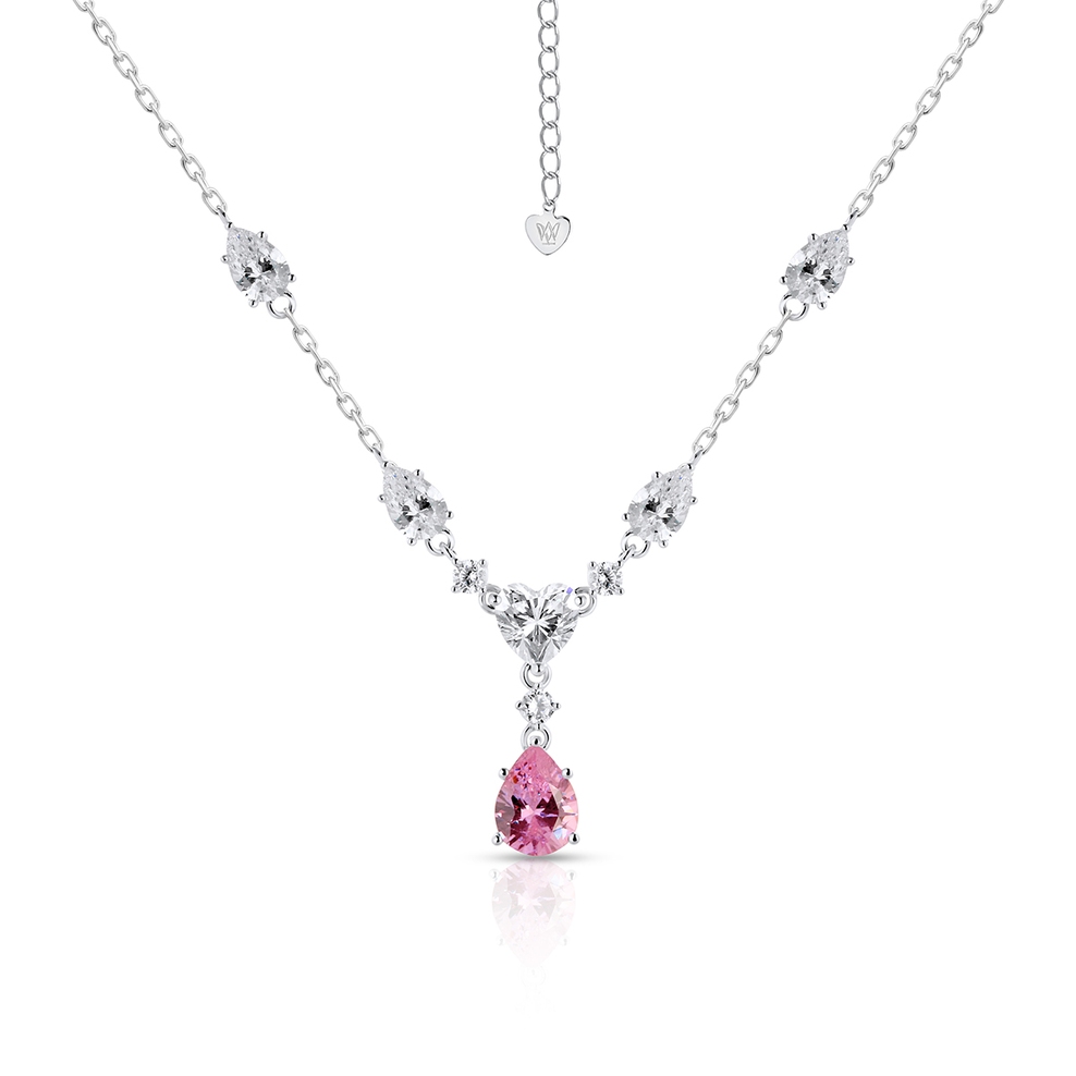 Naszyjnik srebrny z cyrkoniami Ceremonials