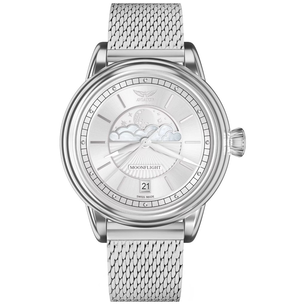 ZEGAREK AVIATOR DOUGLAS MOONFLIGHT