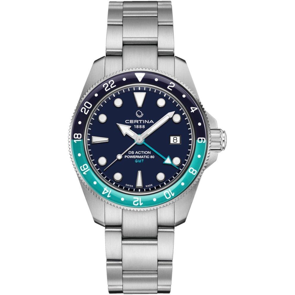 ZEGAREK CERTINA DS ACTION GMT POWERMATIC 80