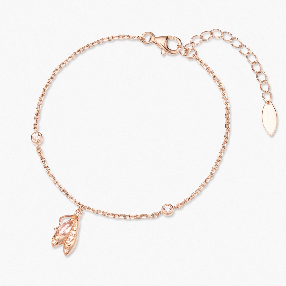 Bransoleta srebrna Balerina