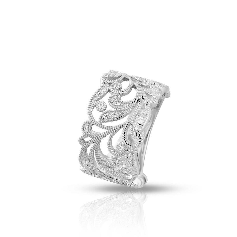 Pierścionek srebrny Ażurowa