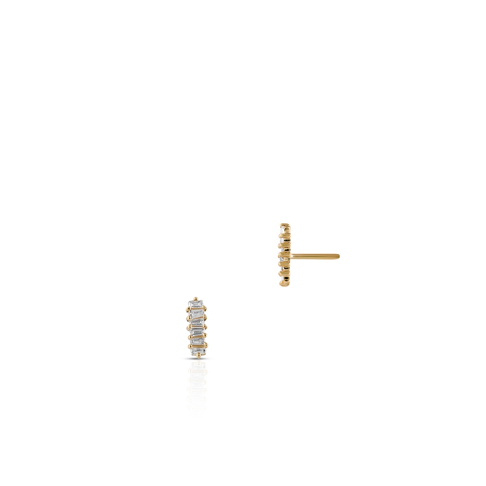 Kolczyki złote z diamentami